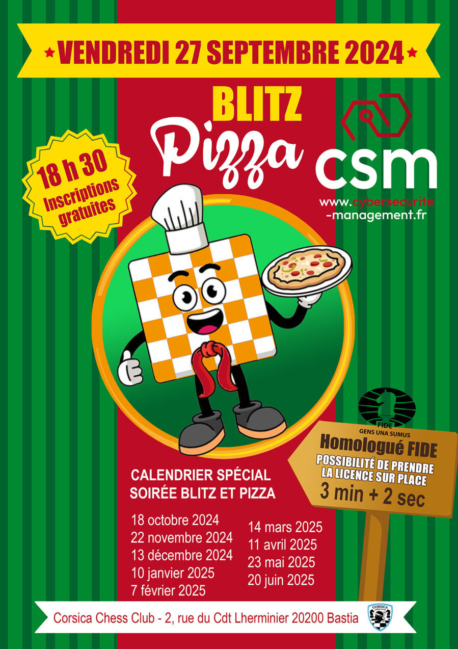 Tournoi Blitz Pizza CSM