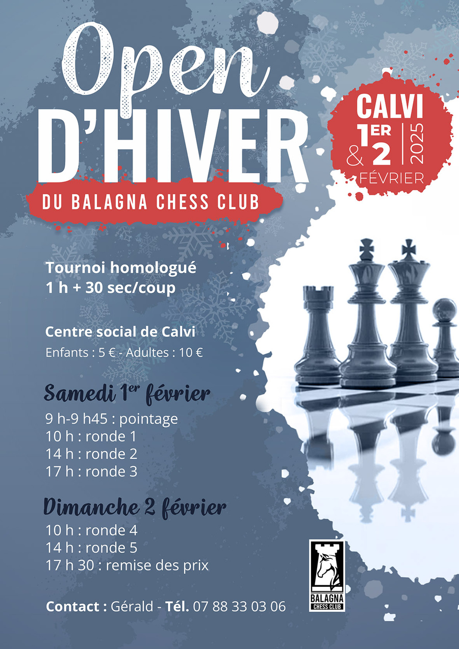 Pierre-Louis Pieri s’impose avec brio à l’Open d’Hiver de Calvi