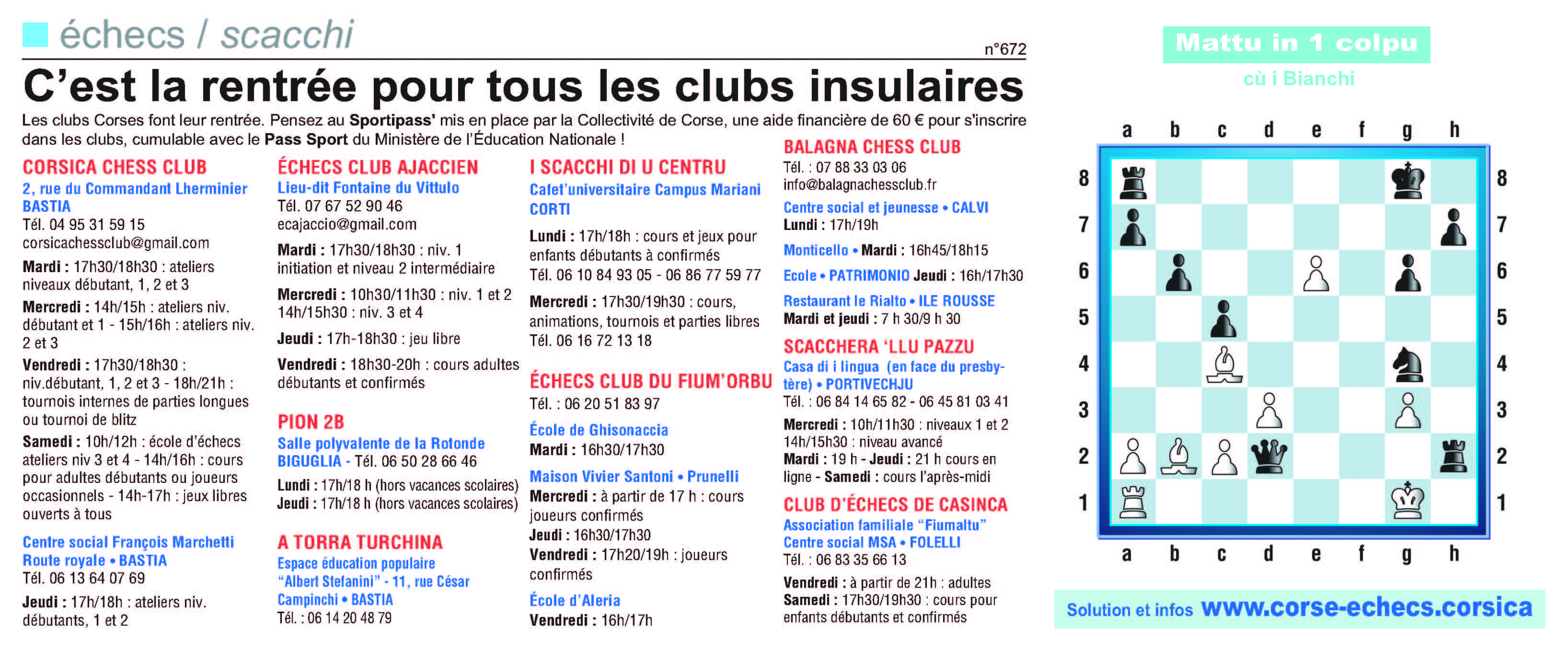 Corse-Matin du 8 septembre 2024